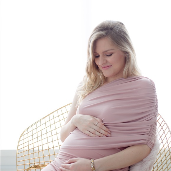 Queen Bee Maternity Stretchy one shoulder Jumpsuit - Picture 2 of 4